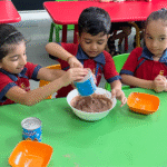 Students holistic growth building activities