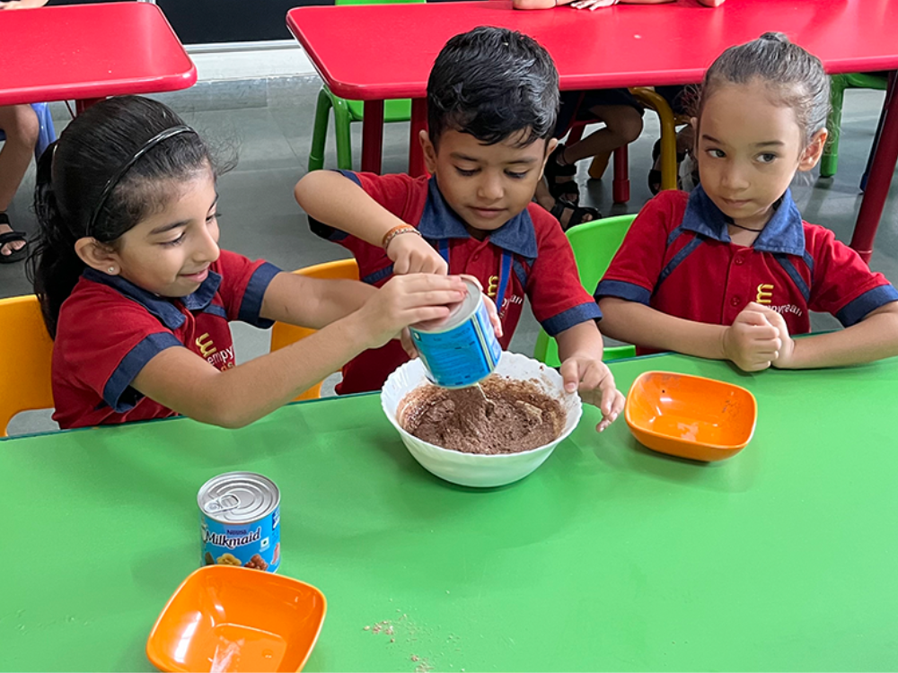 Students holistic growth building activities