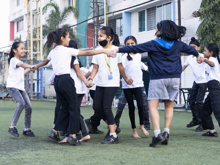 Students having fun
