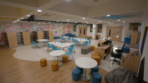 Inside school